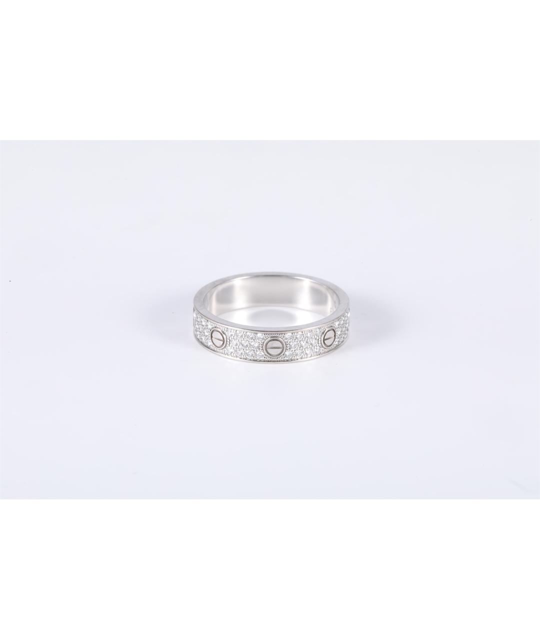 CARTIER Серебряное кольцо из белого золота, фото 5