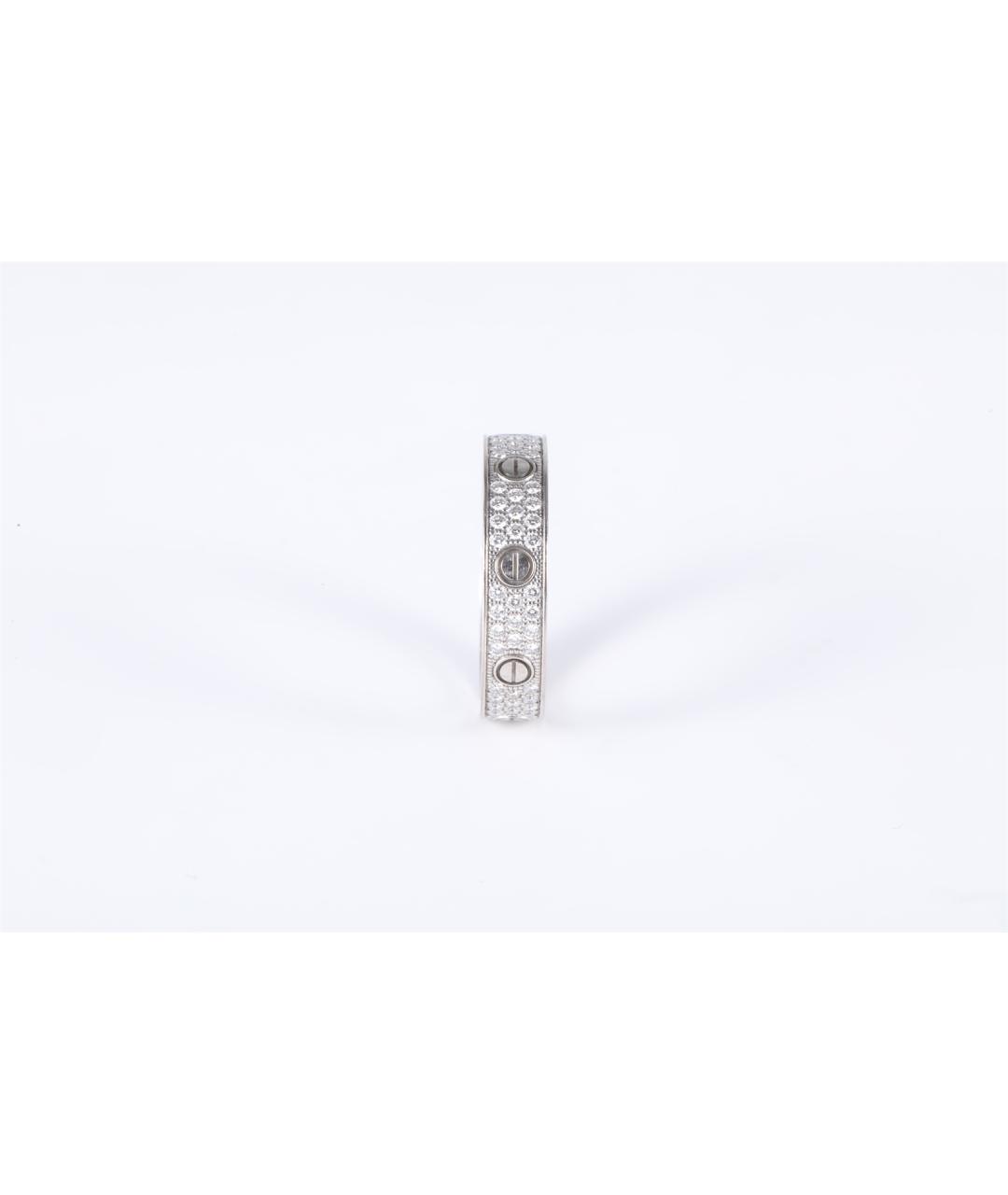 CARTIER Серебряное кольцо из белого золота, фото 2
