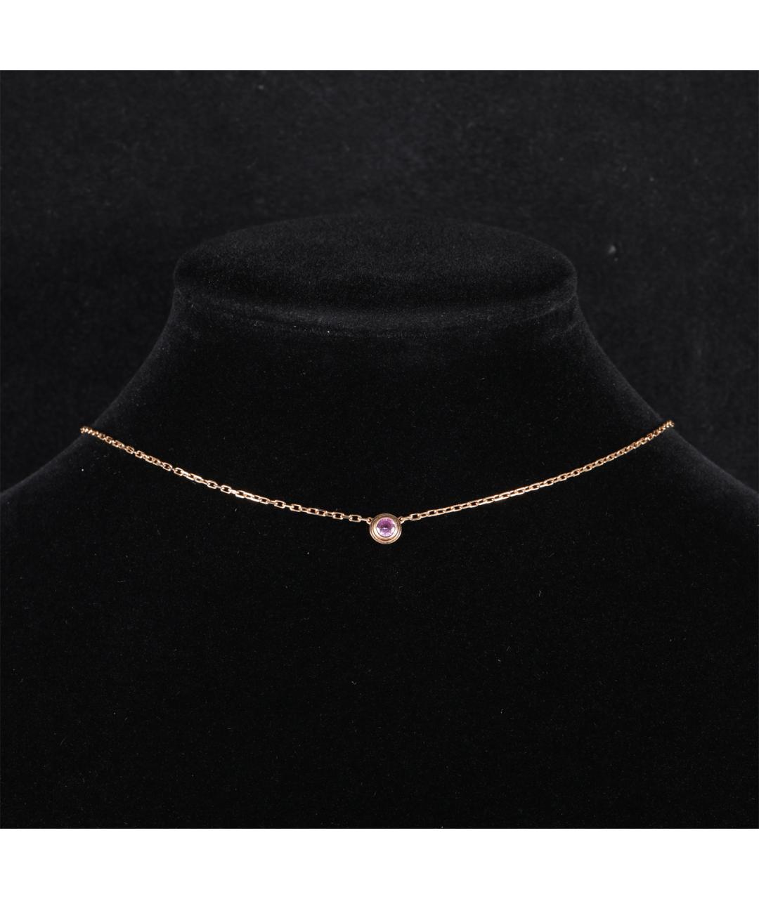 CARTIER Золотое колье из розового золота, фото 7