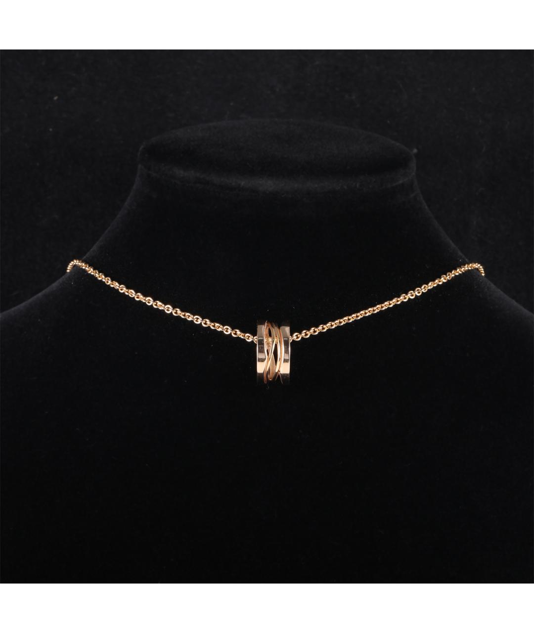 BVLGARI Золотое колье из розового золота, фото 7