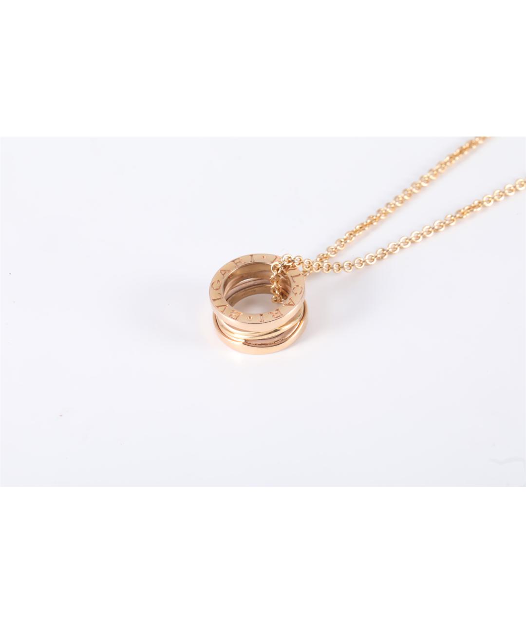 BVLGARI Золотое колье из розового золота, фото 3