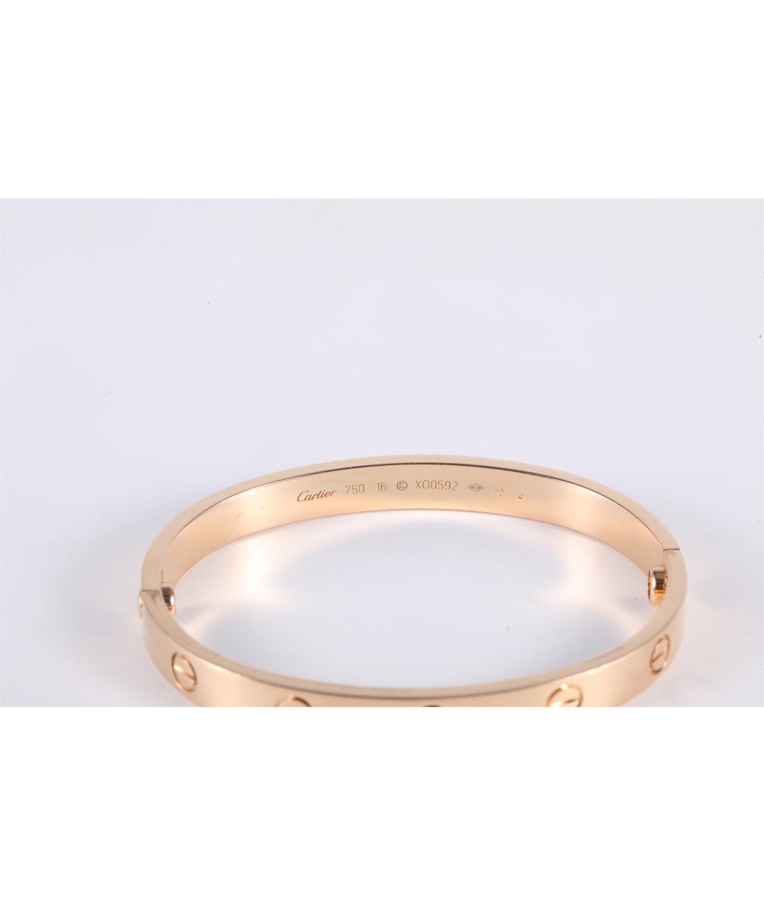 CARTIER Золотой браслет из розового золота, фото 4
