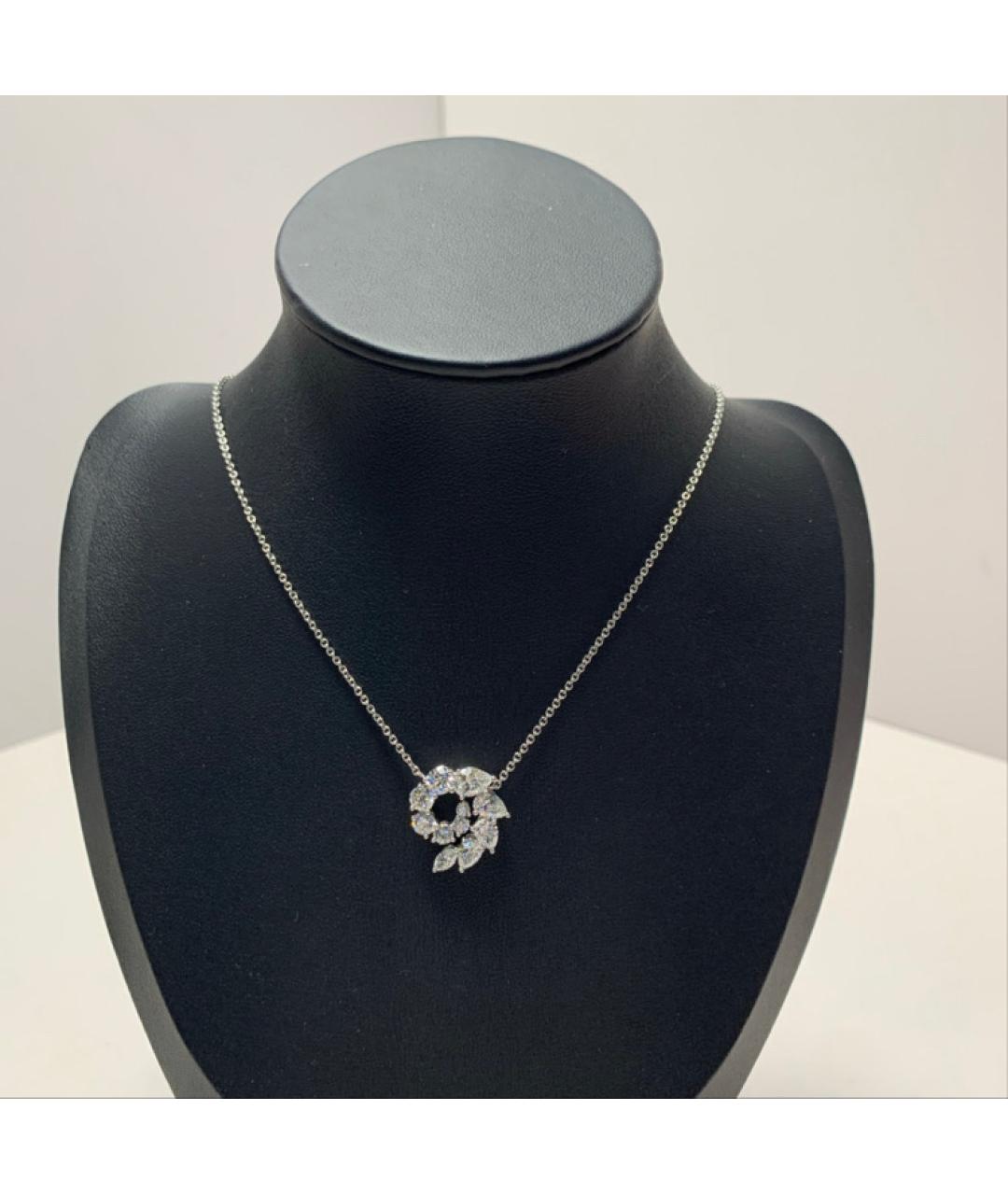 Harry Winston Серебряное платиновое колье, фото 8