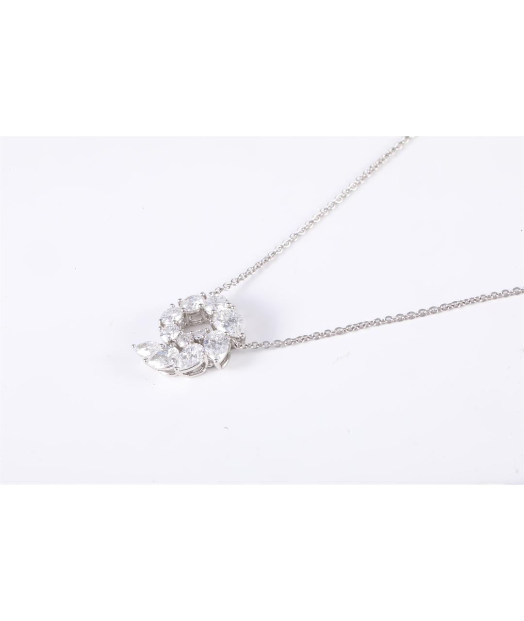 Harry Winston Серебряное платиновое колье, фото 2