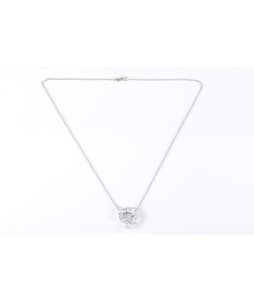 Harry Winston Серебряное платиновое колье, фото 6