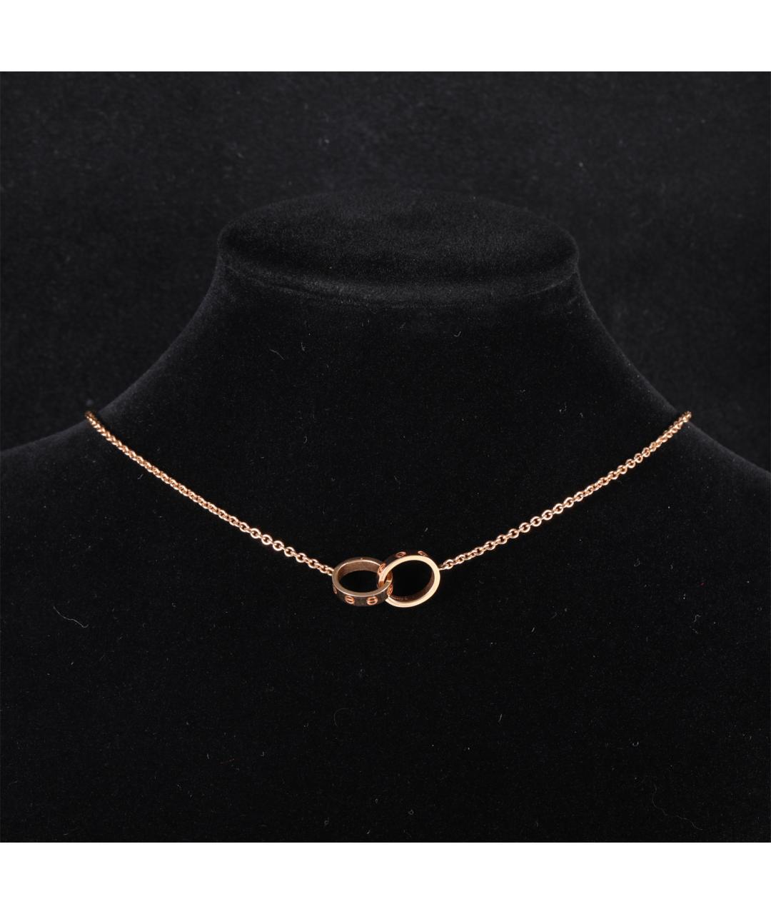 CARTIER Золотое колье из розового золота, фото 7