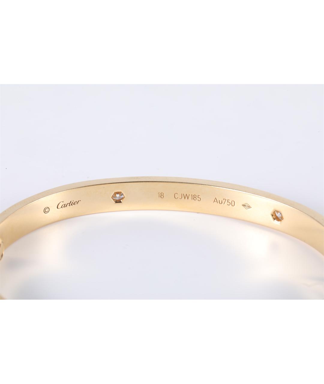 CARTIER Золотой браслет из желтого золота, фото 4