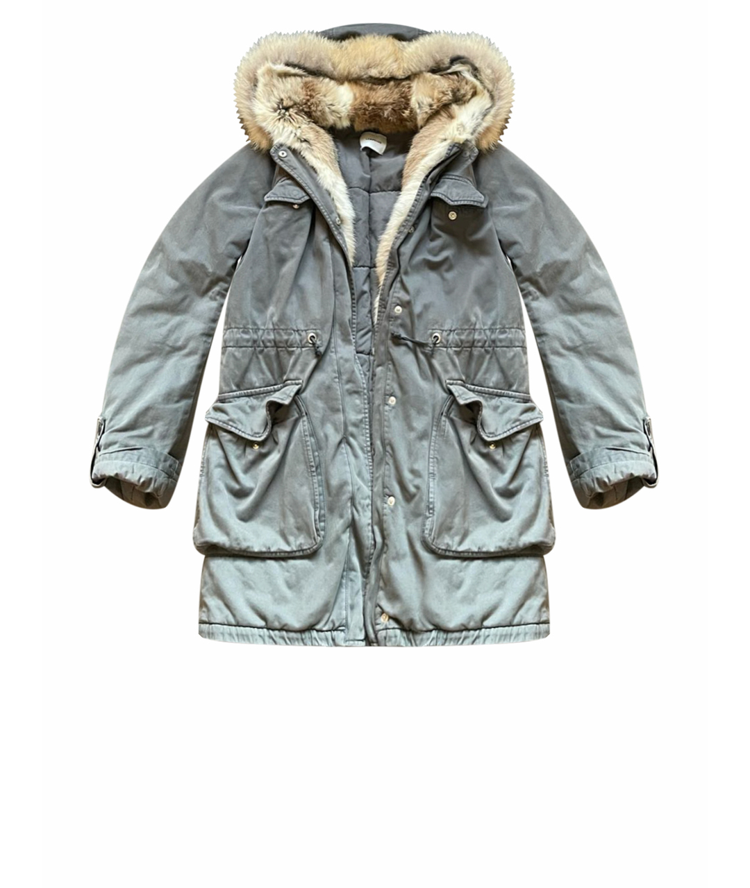 LEMPELIUS Серая хлопковая парка, фото 1