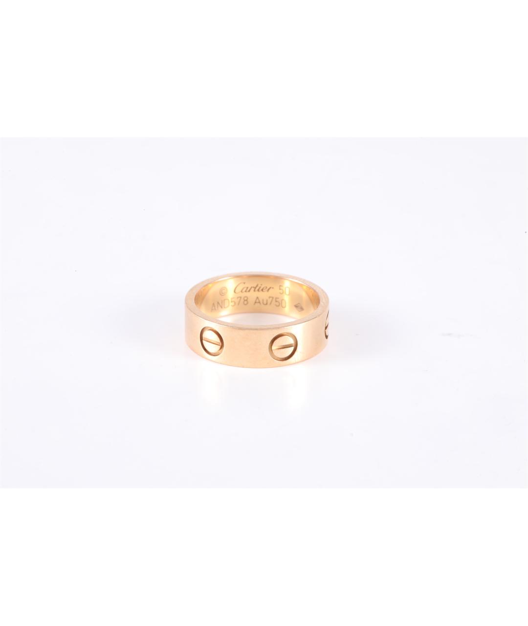 CARTIER Золотое кольцо из розового золота, фото 4