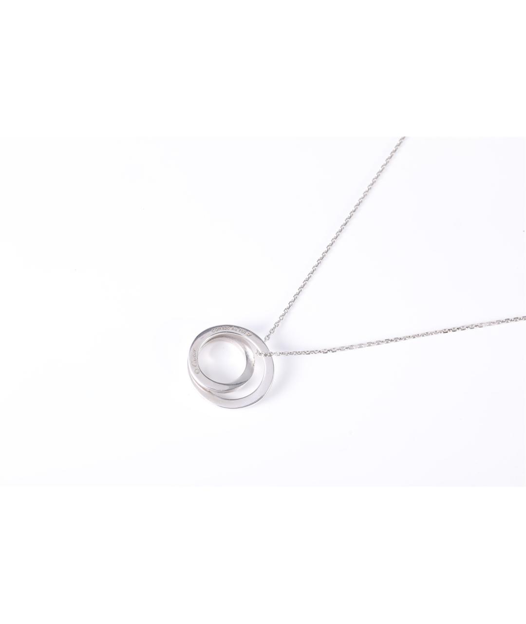 CARTIER Серебряное колье из белого золота, фото 3