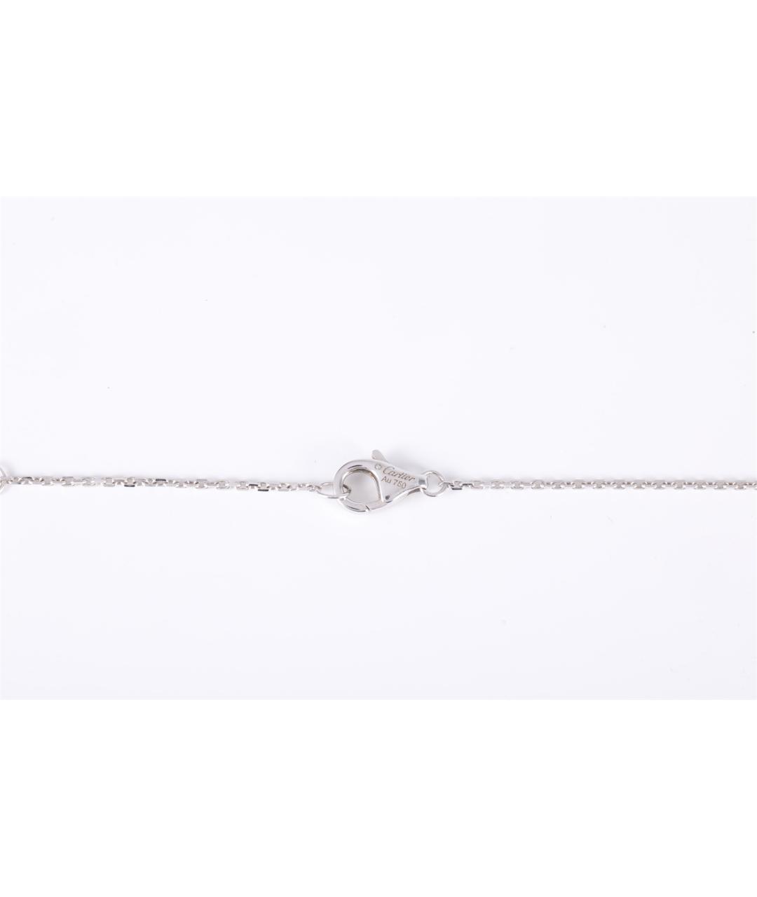 CARTIER Серебряное колье из белого золота, фото 5