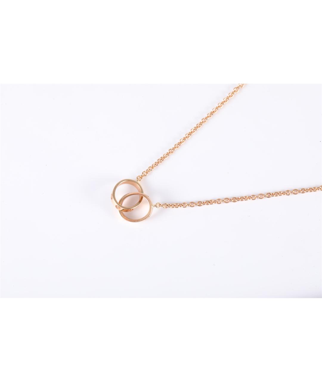 CARTIER Золотое колье из розового золота, фото 3