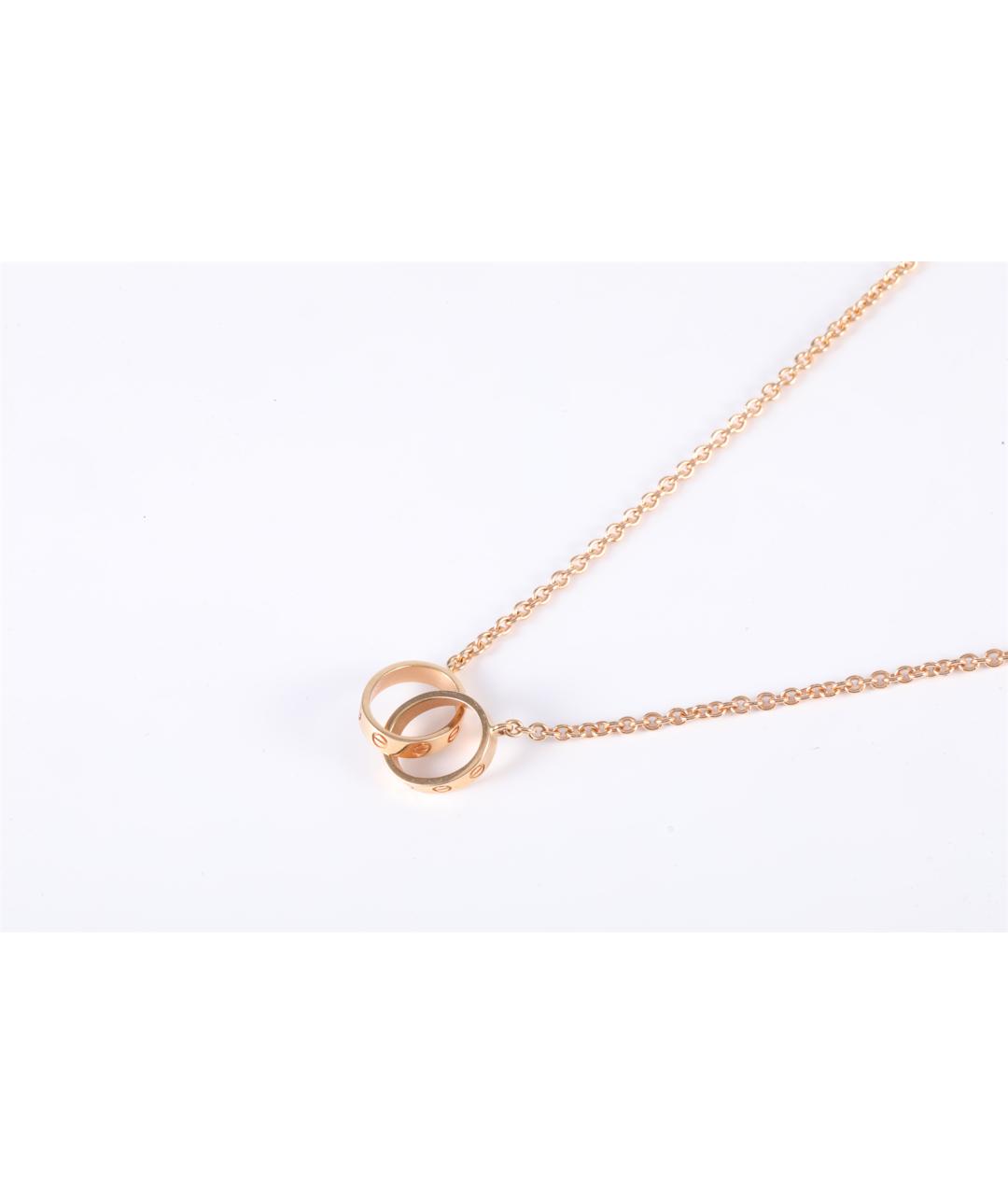 CARTIER Золотое колье из розового золота, фото 2