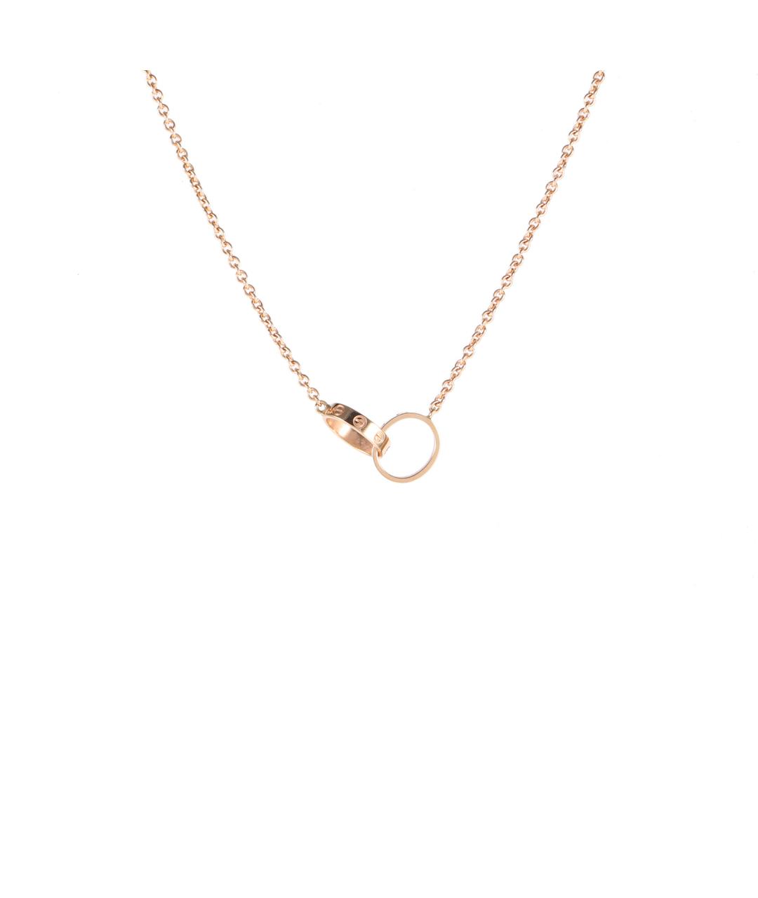 CARTIER Золотое колье из розового золота, фото 1