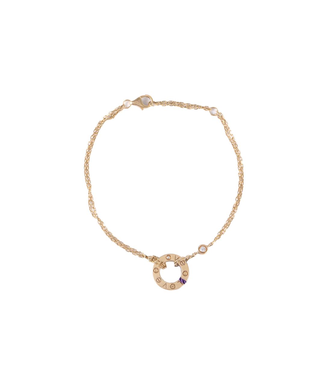 CARTIER Золотой браслет из желтого золота, фото 1