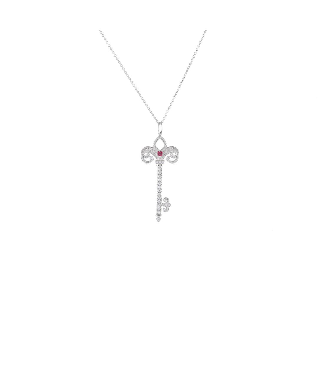 TIFFANY&CO Серебряное платиновое колье, фото 1