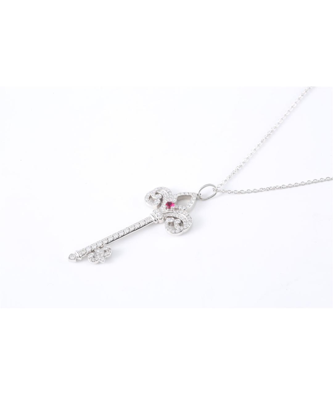 TIFFANY&CO Серебряное платиновое колье, фото 2