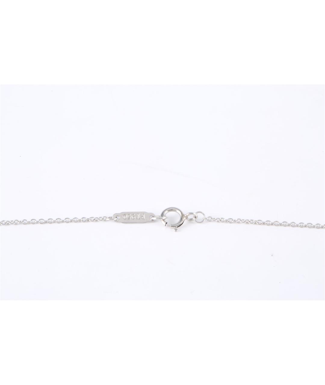 TIFFANY&CO Серебряное платиновое колье, фото 5