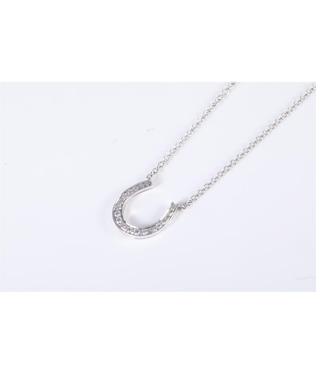 TIFFANY&CO Серебряное колье из белого золота, фото 2
