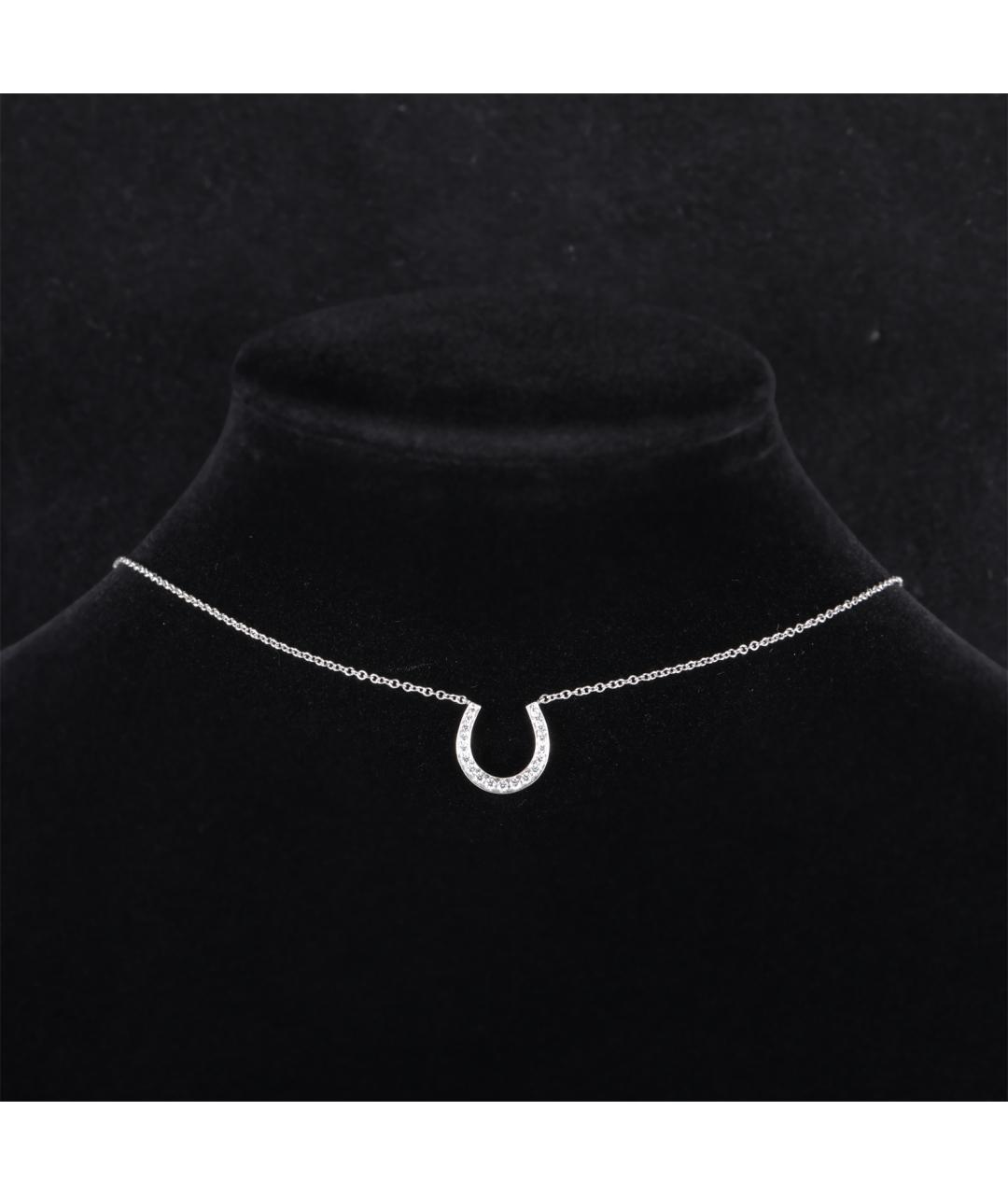 TIFFANY&CO Серебряное колье из белого золота, фото 7