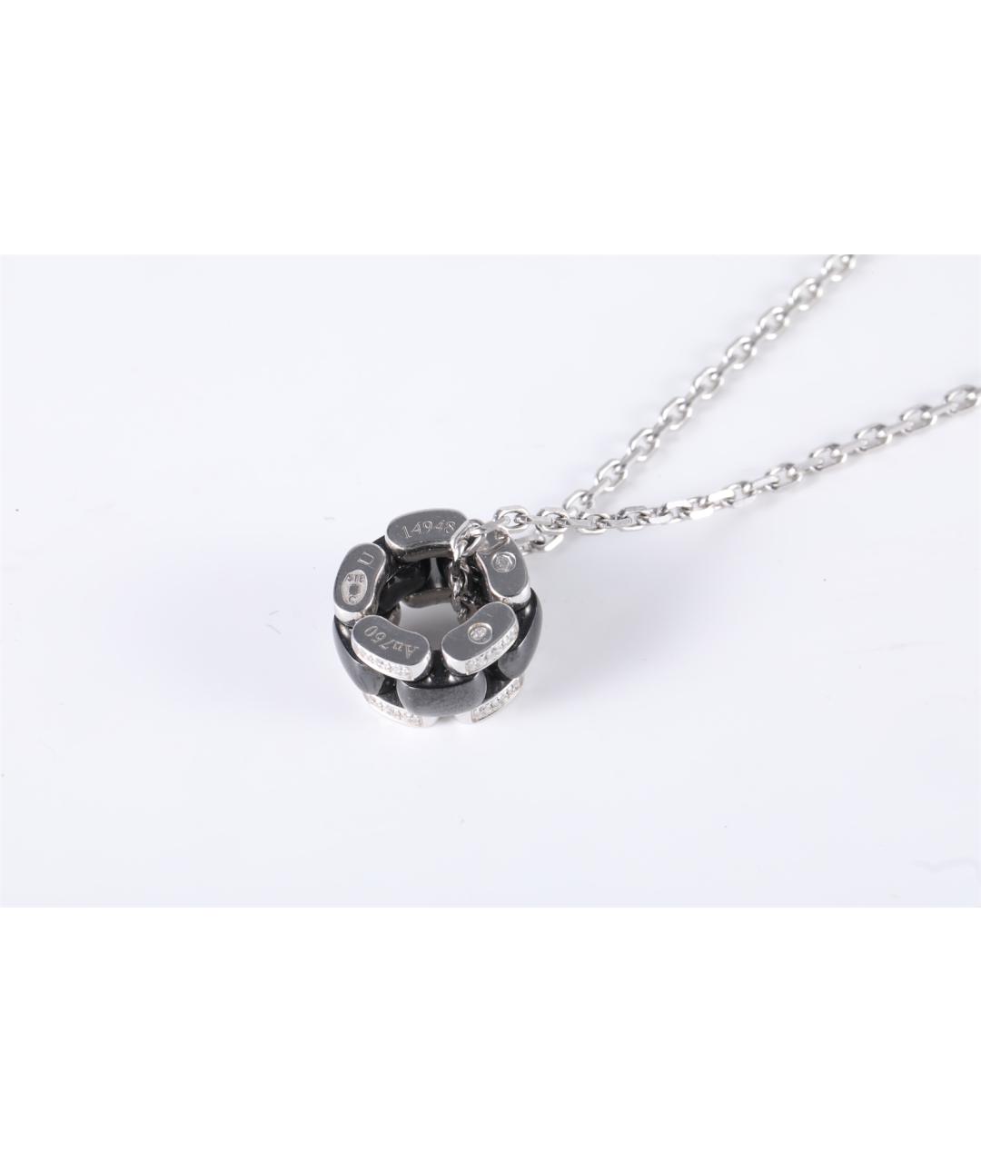 CHANEL Серебряное колье из белого золота, фото 3