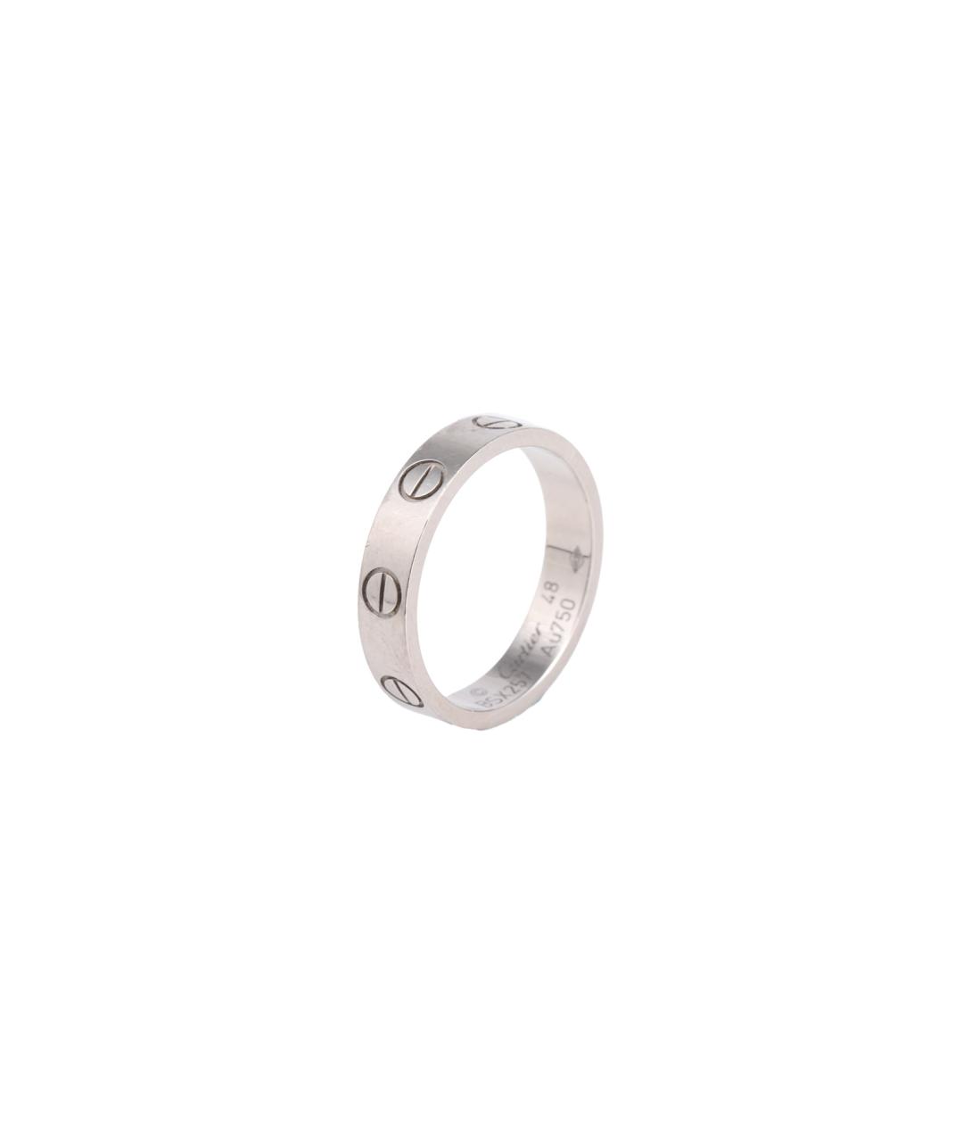 CARTIER Серебряное кольцо из белого золота, фото 1