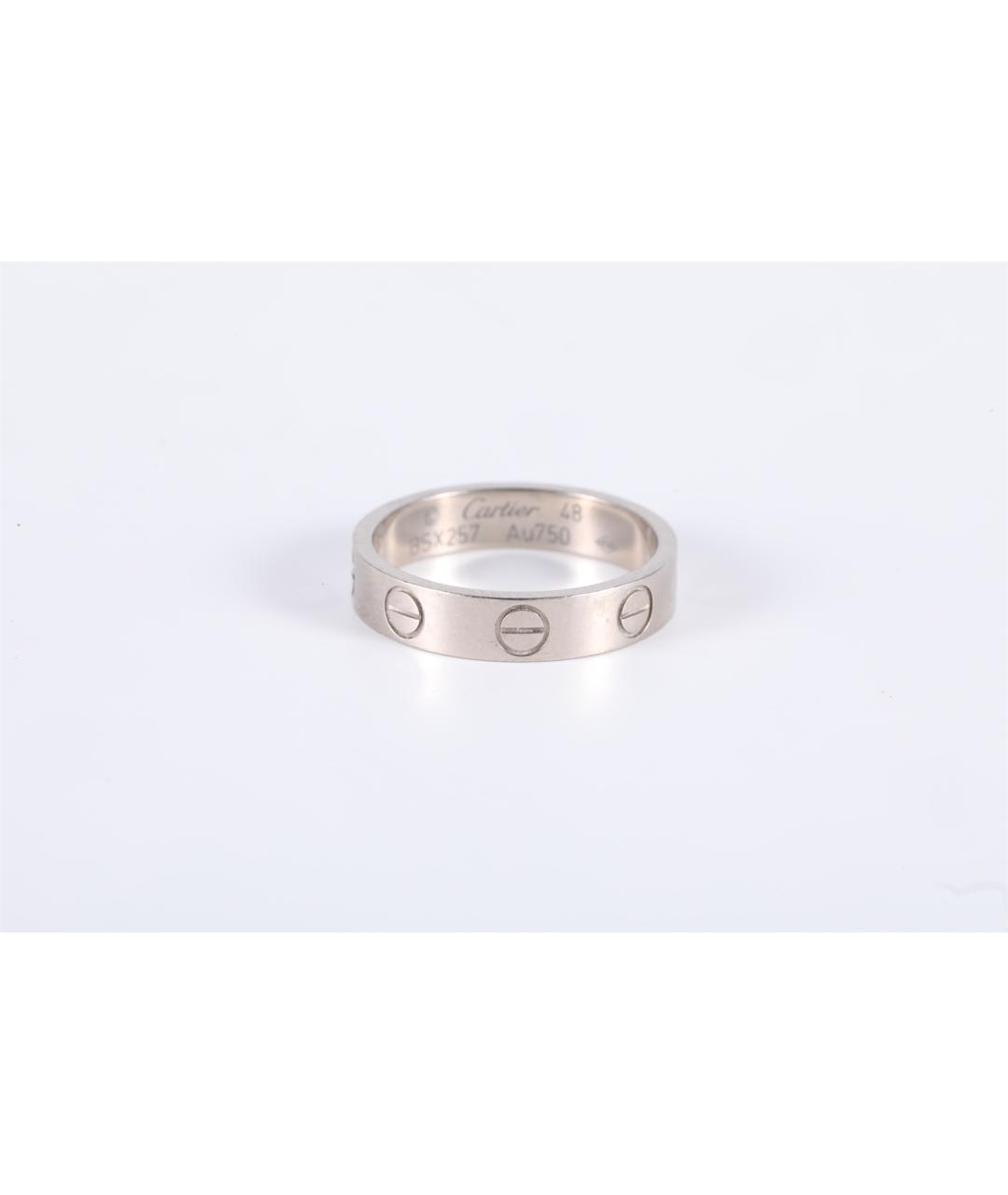 CARTIER Серебряное кольцо из белого золота, фото 4