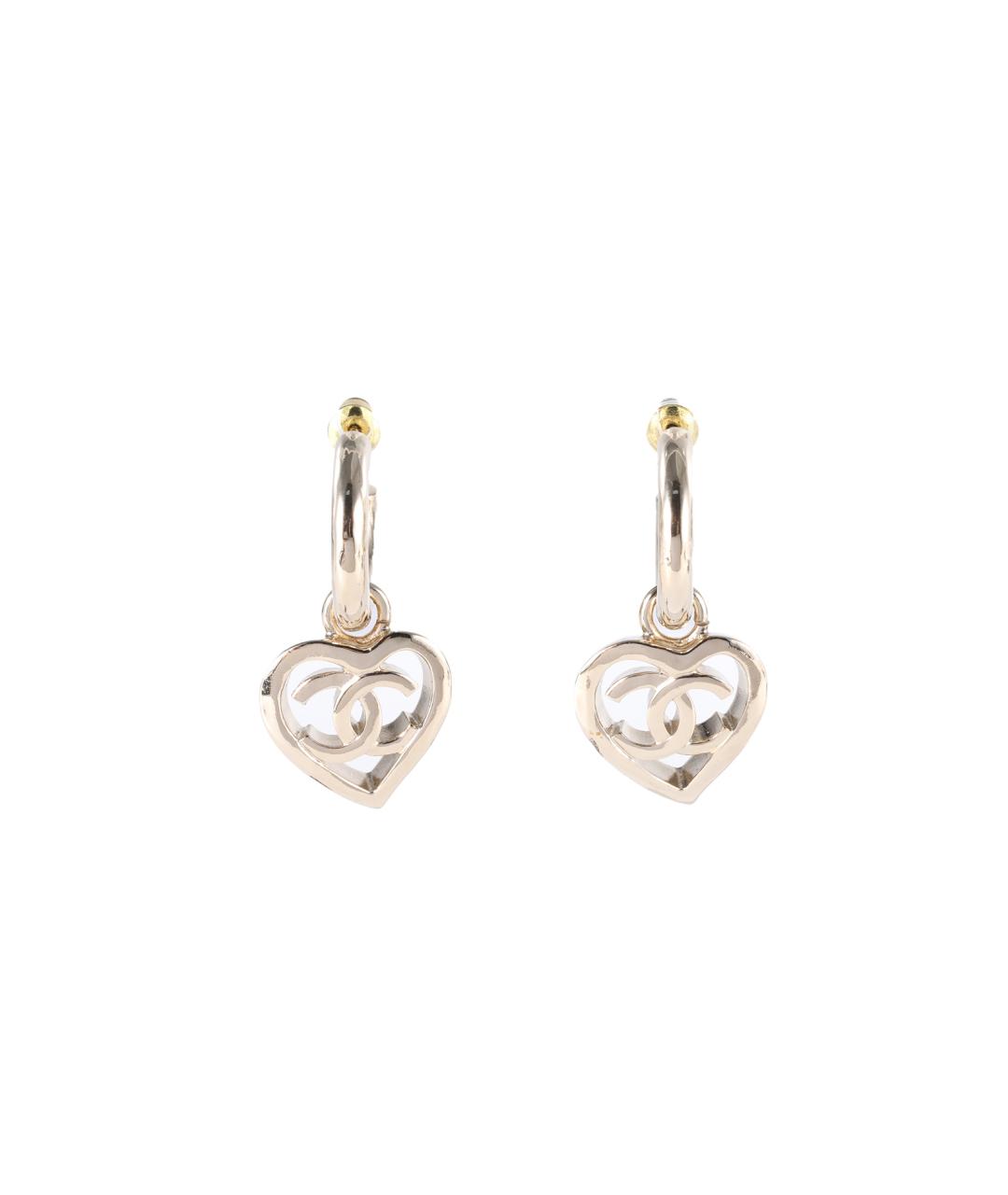 CHANEL Серебряные латунные серьги, фото 1