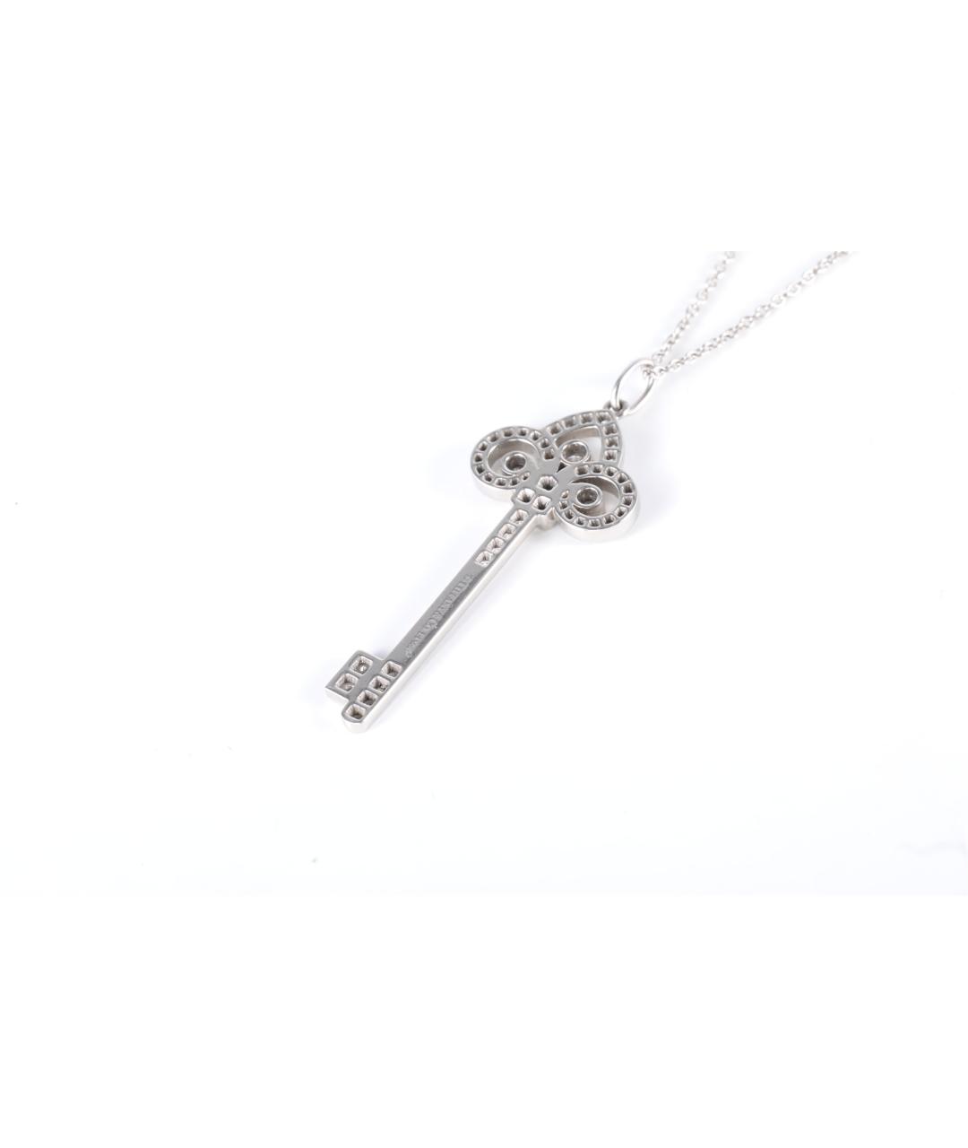 TIFFANY&CO Серебряное колье из белого золота, фото 3