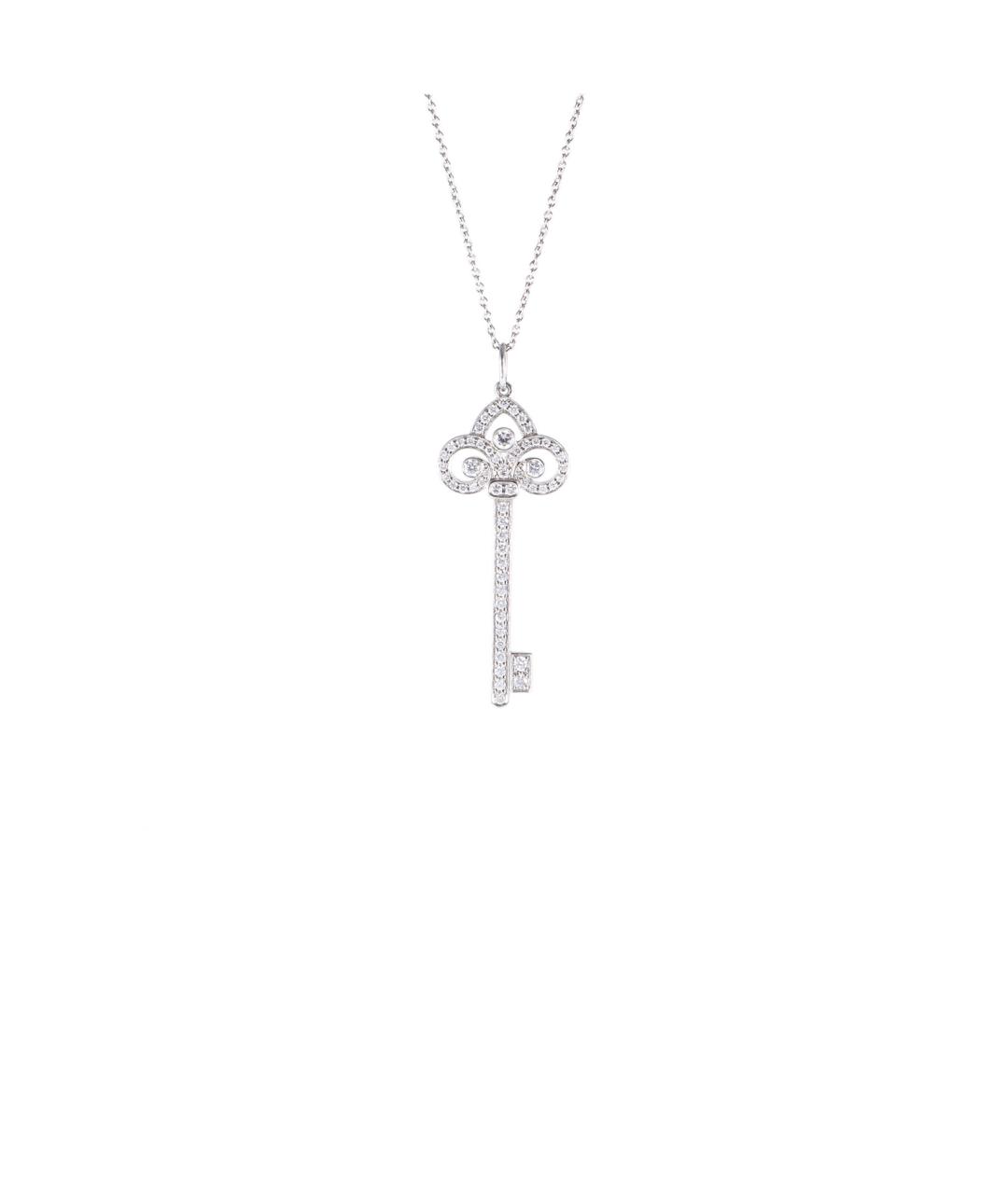 TIFFANY&CO Серебряное колье из белого золота, фото 1