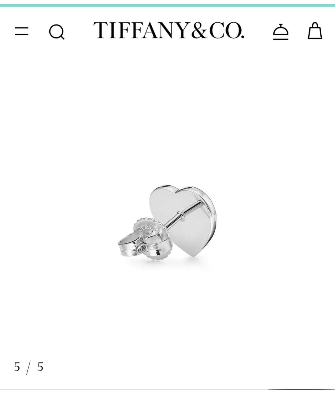 TIFFANY&CO Бирюзовые серебряные серьги, фото 5