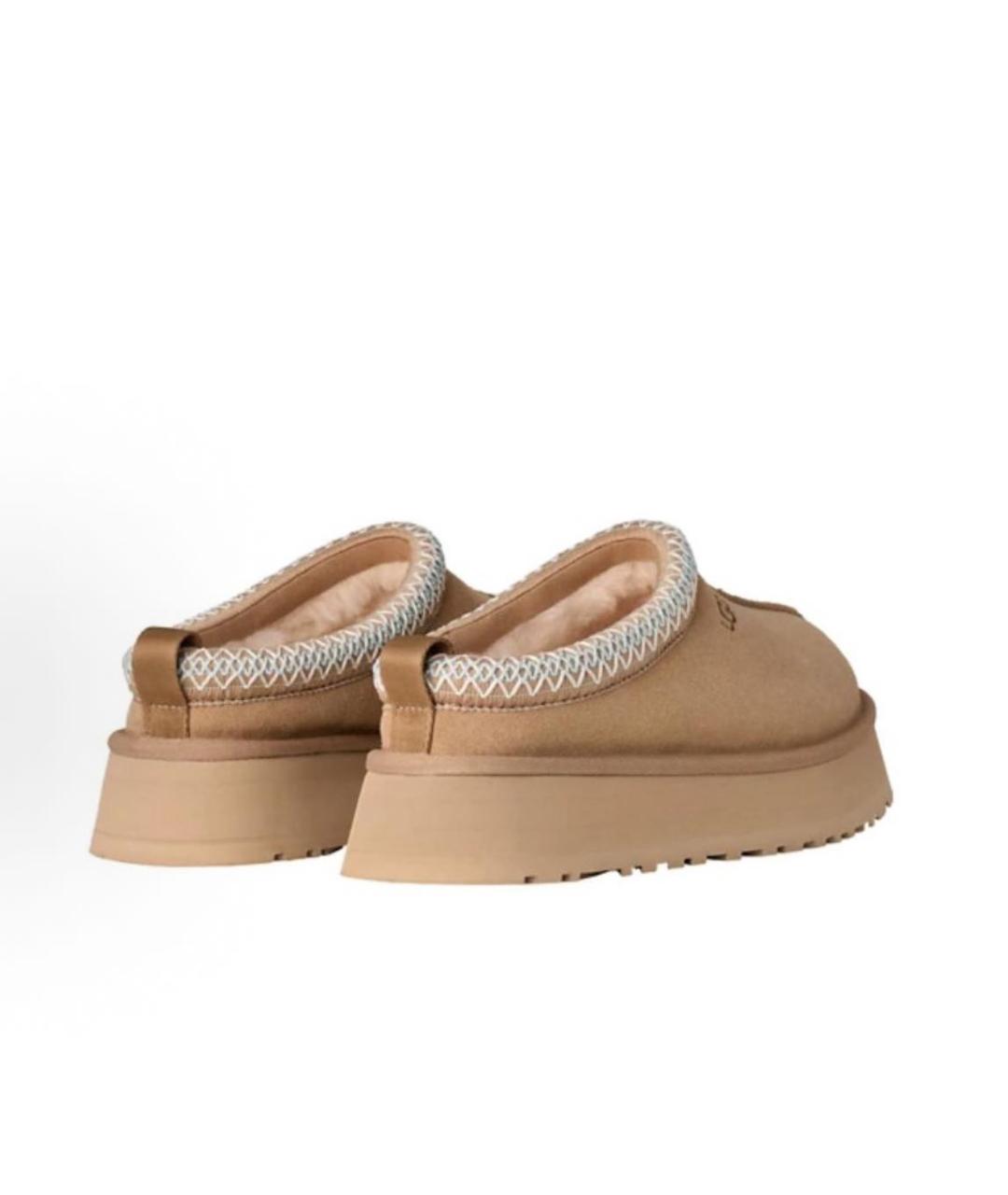 UGG AUSTRALIA Бежевые замшевые ботинки, фото 2