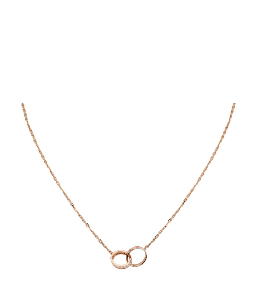 CARTIER Золотая подвеска из розового золота, фото 1