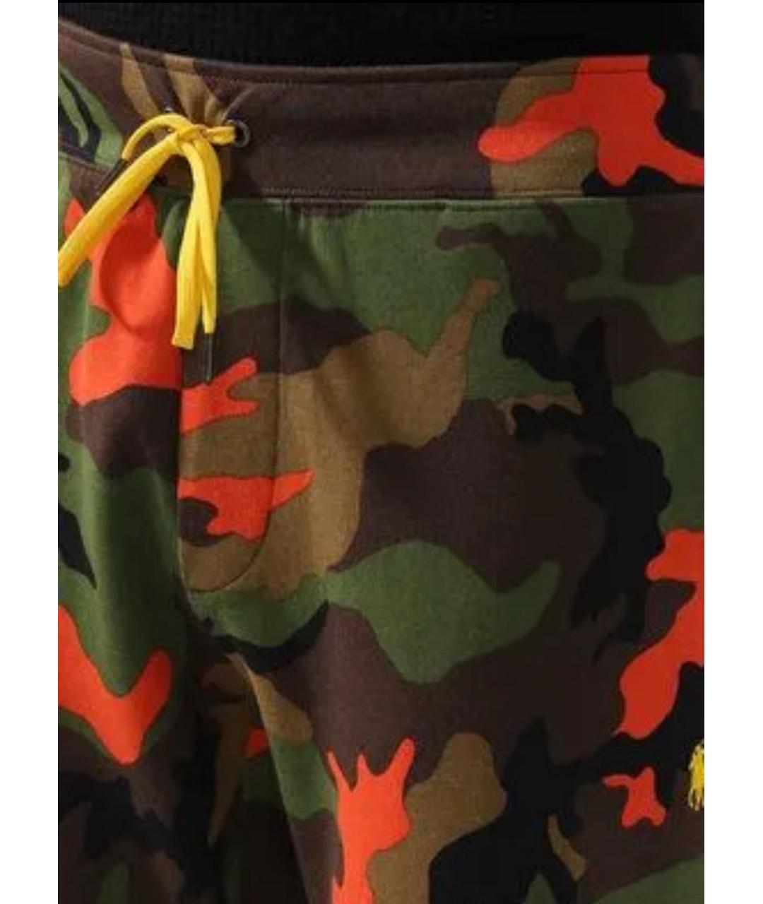 POLO RALPH LAUREN Мульти хлопковые повседневные брюки, фото 6