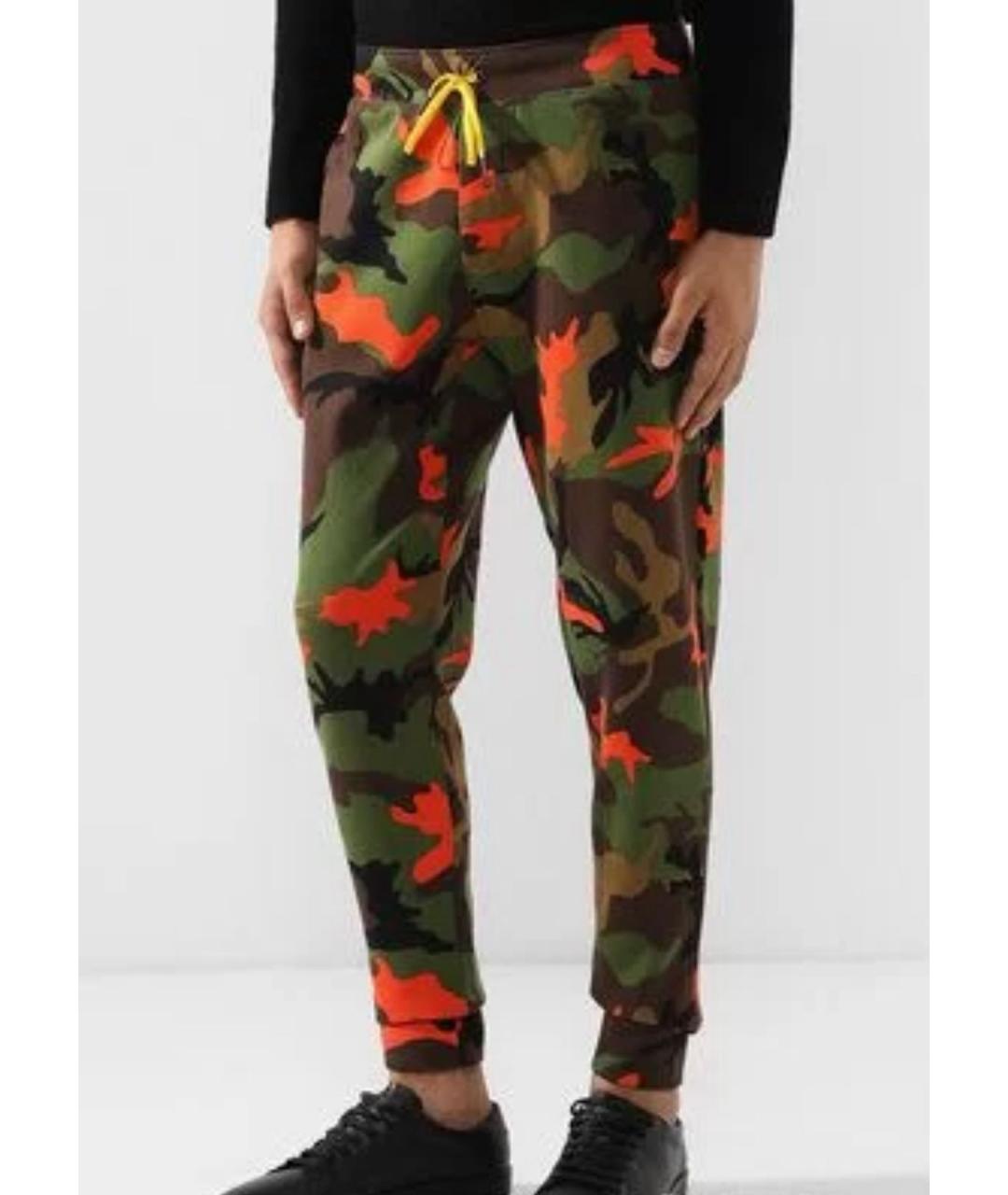 POLO RALPH LAUREN Мульти хлопковые повседневные брюки, фото 4