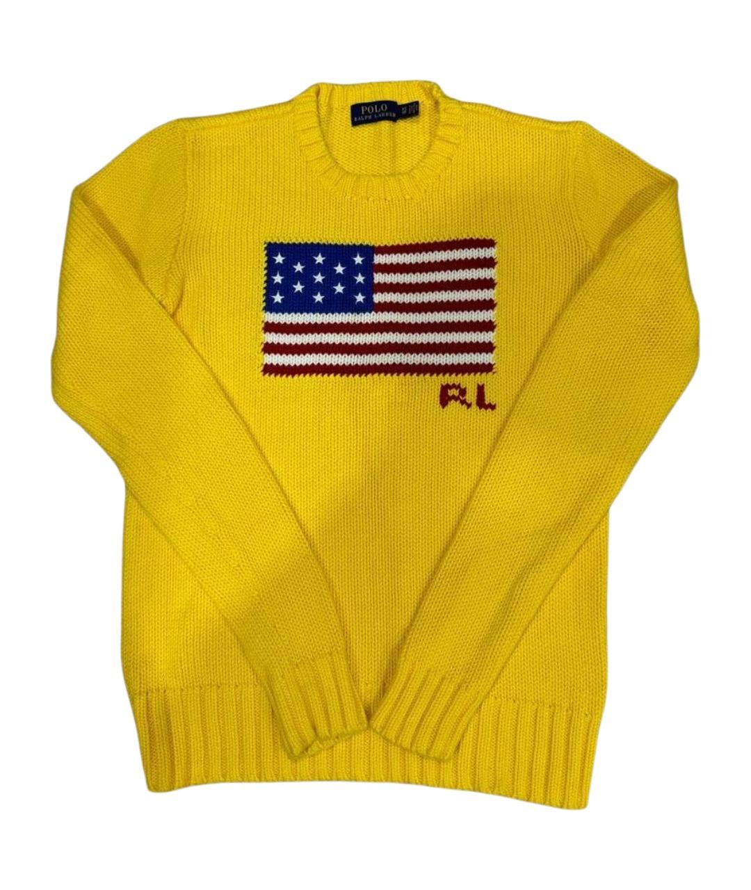 POLO RALPH LAUREN Желтый джемпер / свитер, фото 1