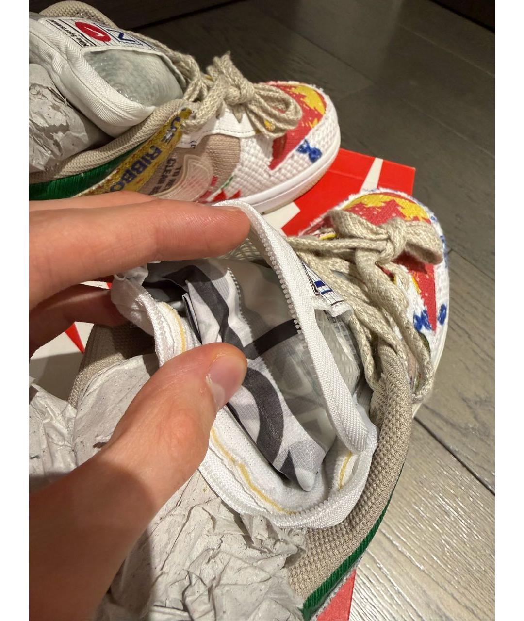 NIKE Белые низкие кроссовки / кеды, фото 4