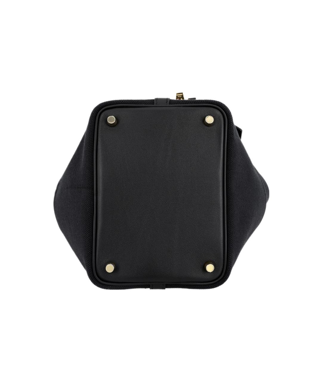 HERMES Черная кожаная сумка через плечо, фото 5