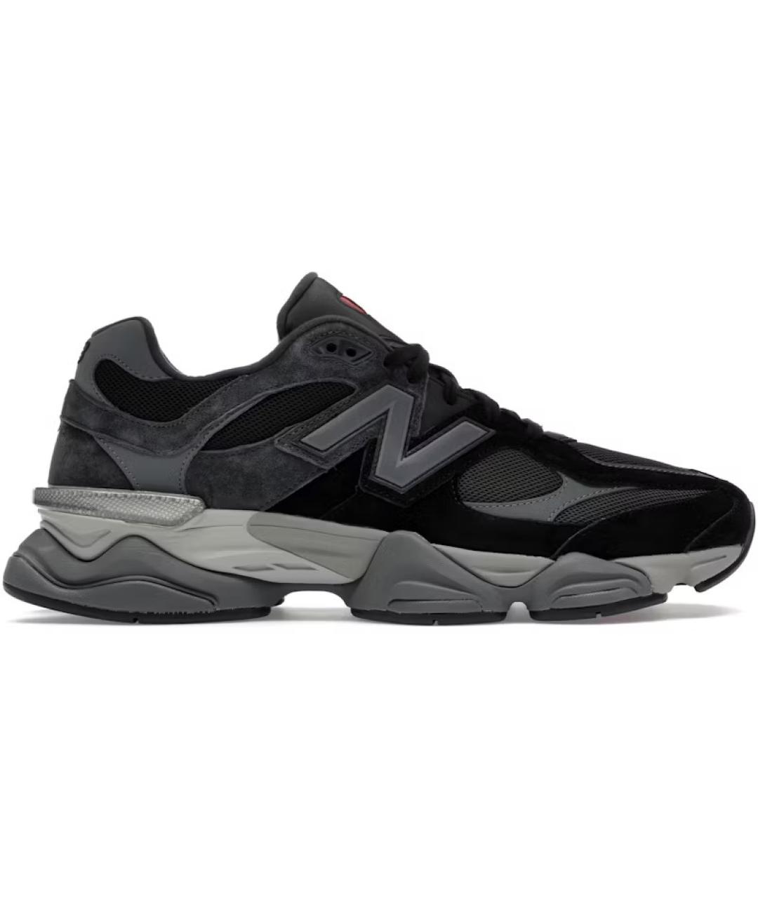 NEW BALANCE Черные замшевые низкие кроссовки / кеды, фото 1