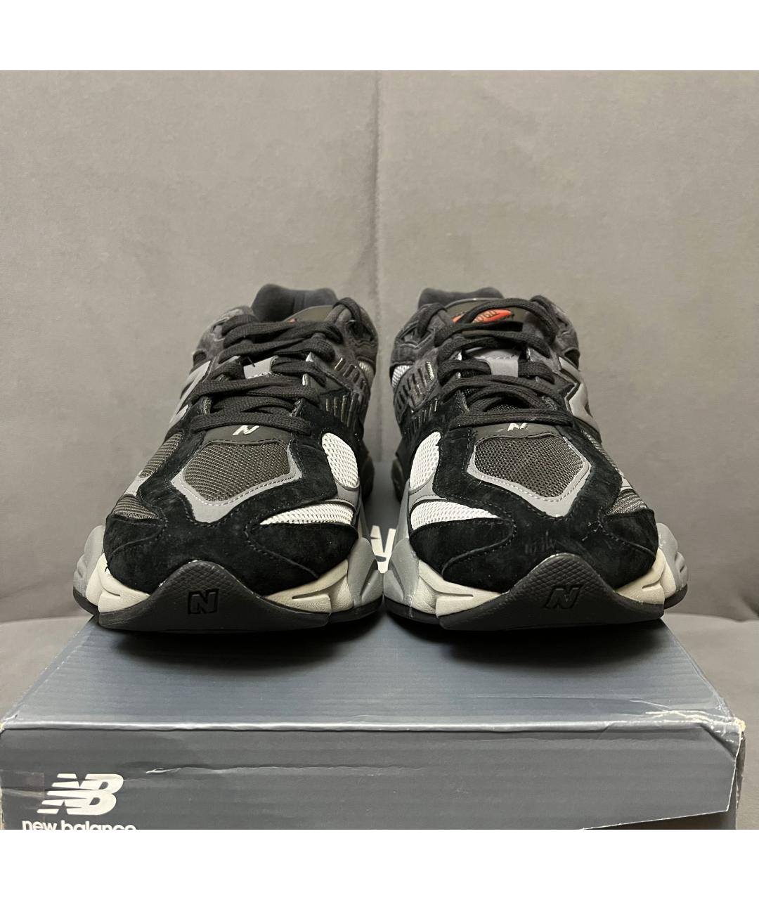 NEW BALANCE Черные замшевые низкие кроссовки / кеды, фото 4