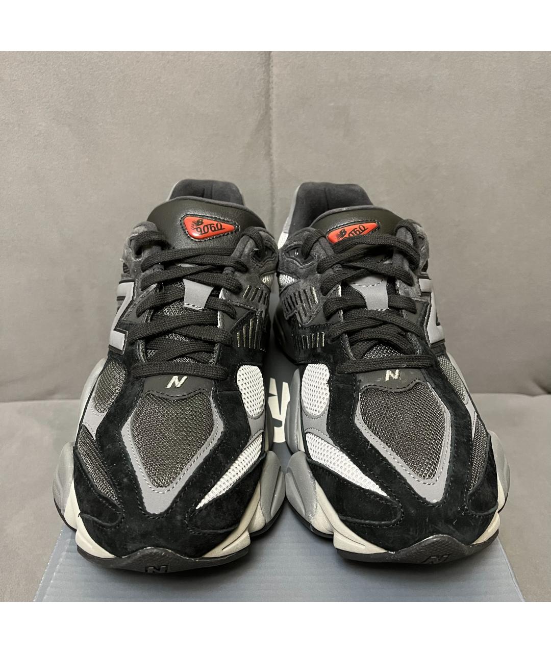 NEW BALANCE Черные замшевые низкие кроссовки / кеды, фото 5