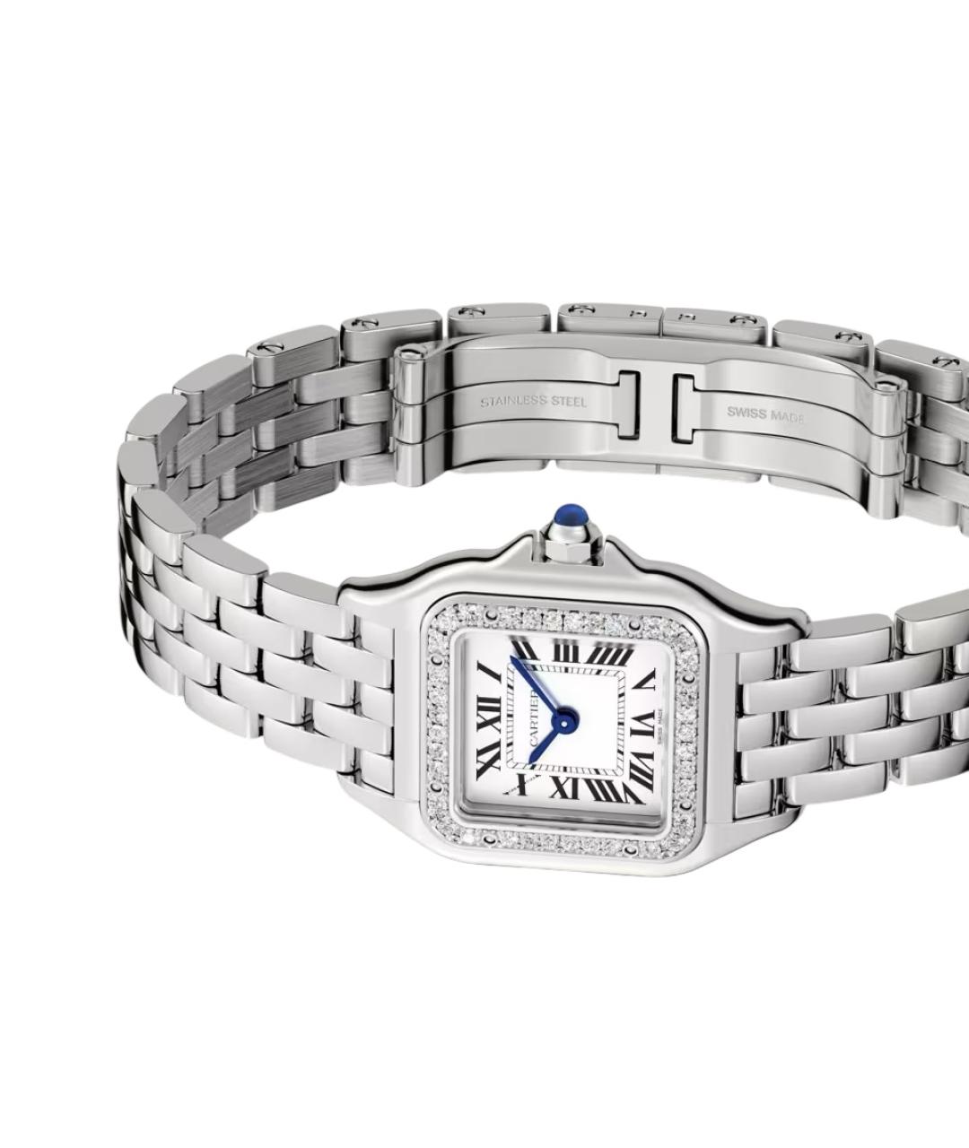 CARTIER Белые часы, фото 4