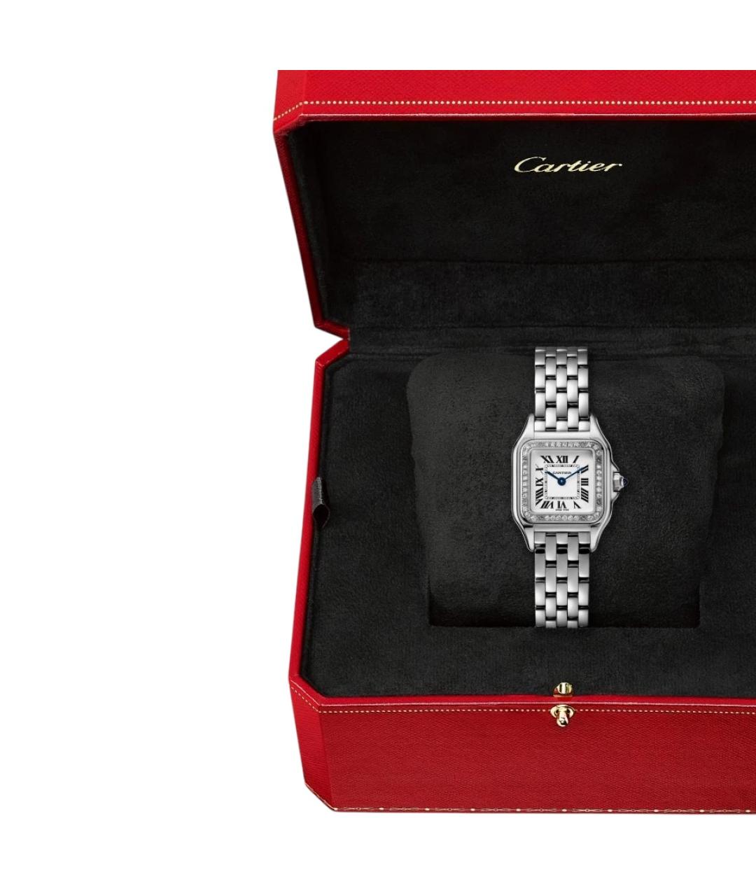 CARTIER Белые часы, фото 6