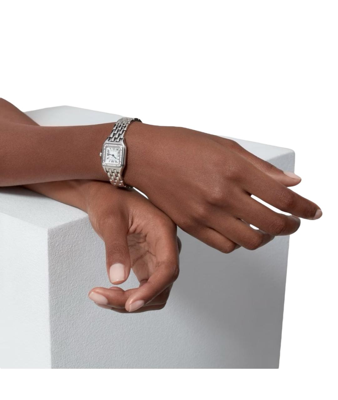 CARTIER Белые часы, фото 5