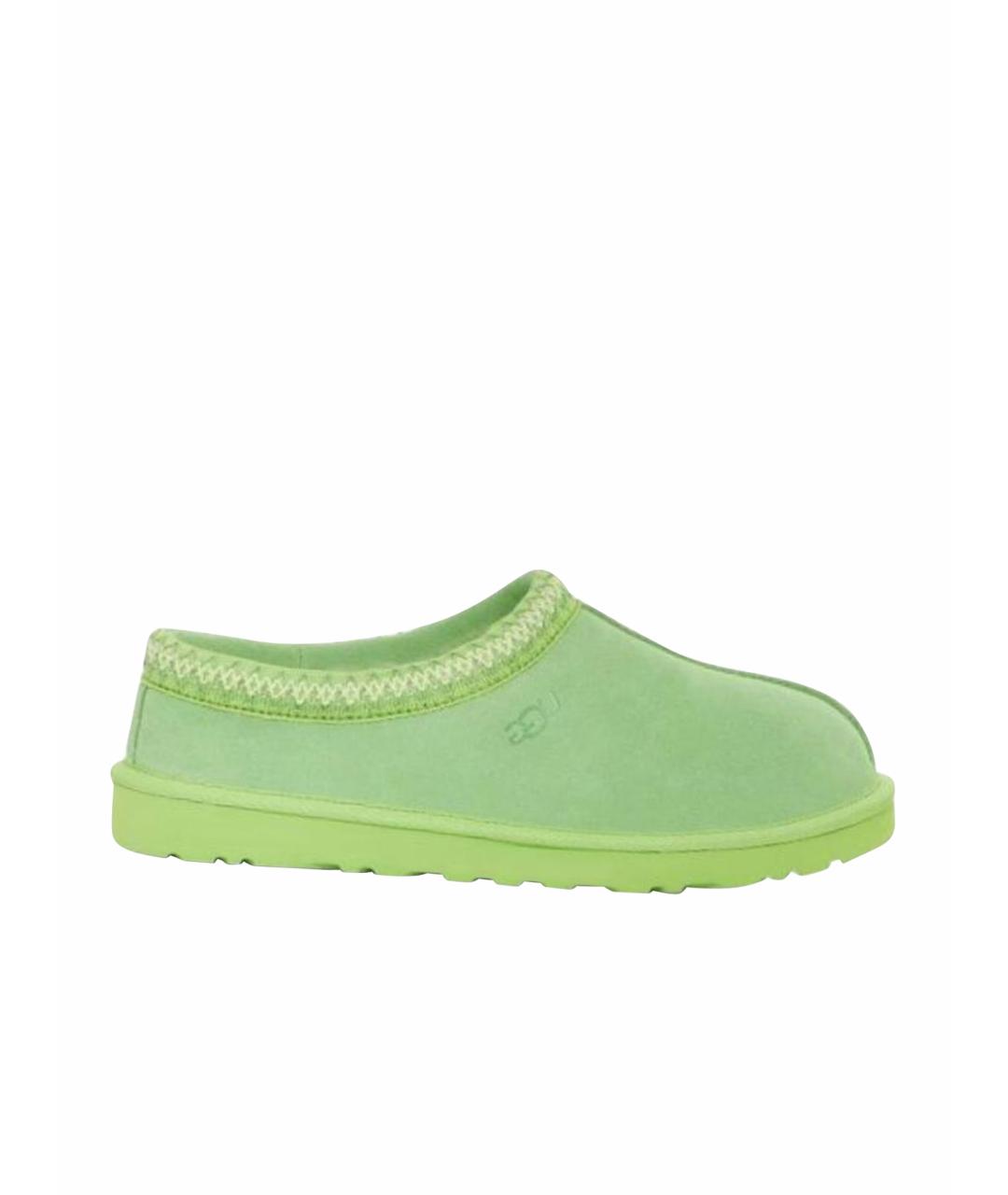 UGG AUSTRALIA Зеленые низкие ботинки, фото 1