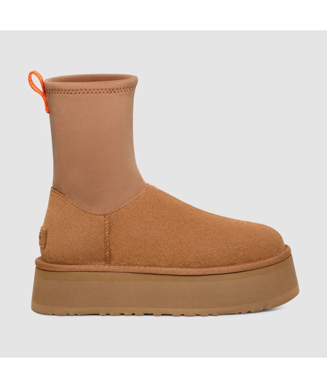 UGG AUSTRALIA Коричневые замшевые полусапоги, фото 7