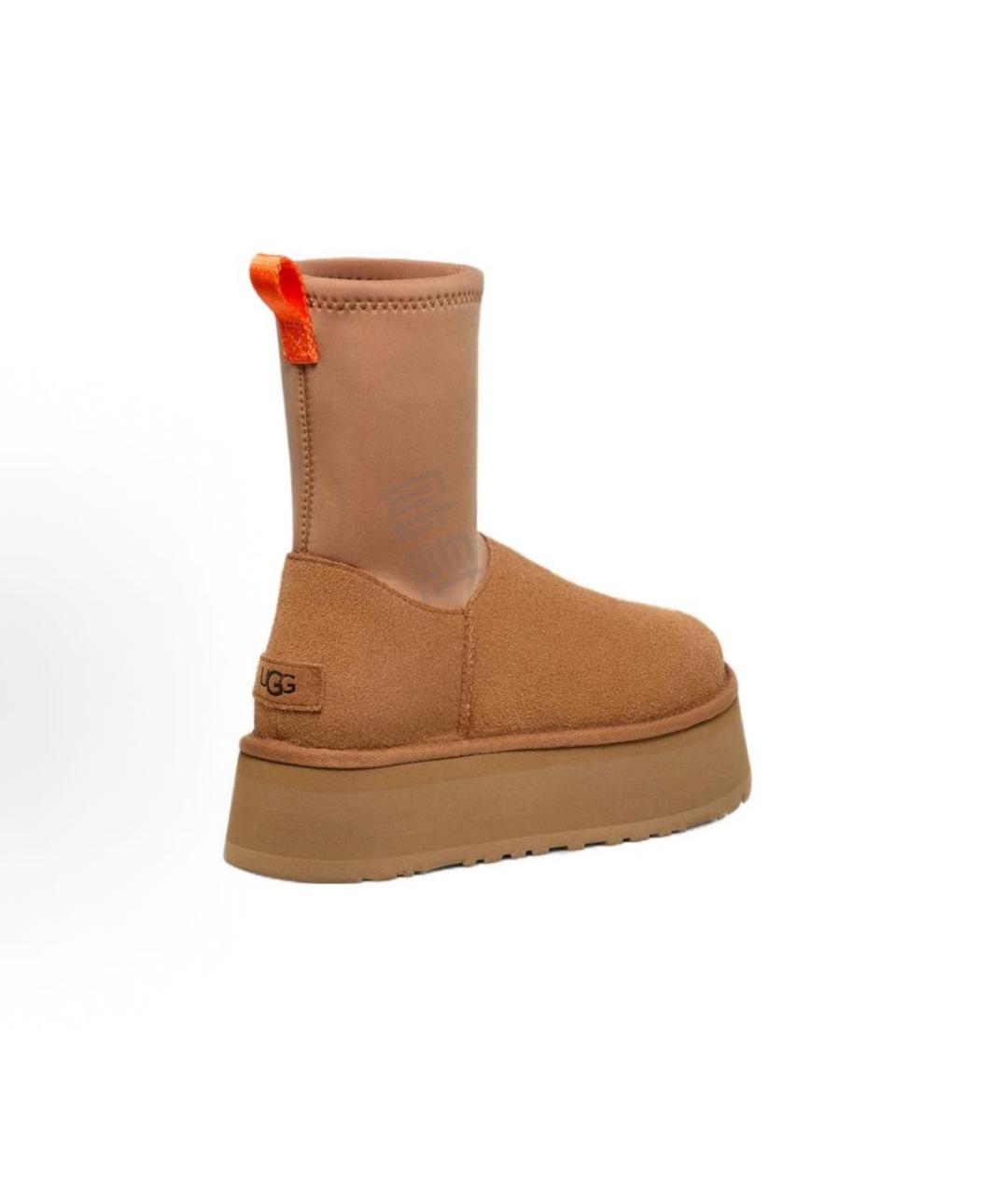 UGG AUSTRALIA Коричневые замшевые полусапоги, фото 2