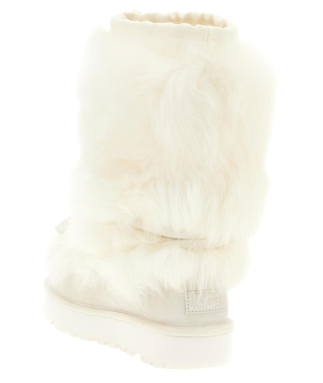 UGG AUSTRALIA Белые замшевые ботинки, фото 3