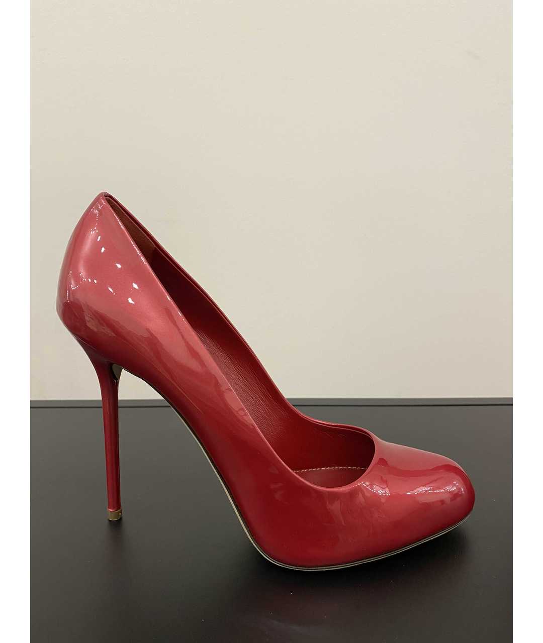 SERGIO ROSSI Красные туфли из лакированной кожи, фото 6