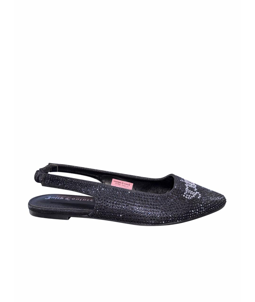 JUICY COUTURE Черные балетки, фото 1